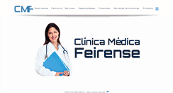 Desktop Screenshot of clinicamedicafeirense.com